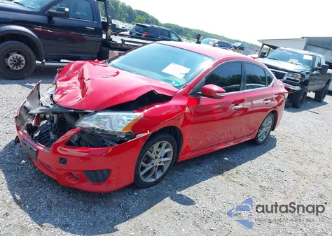 2015 Nissan Sentra Sr из США, поврежденный, VIN 3N1AB7AP2FY318609